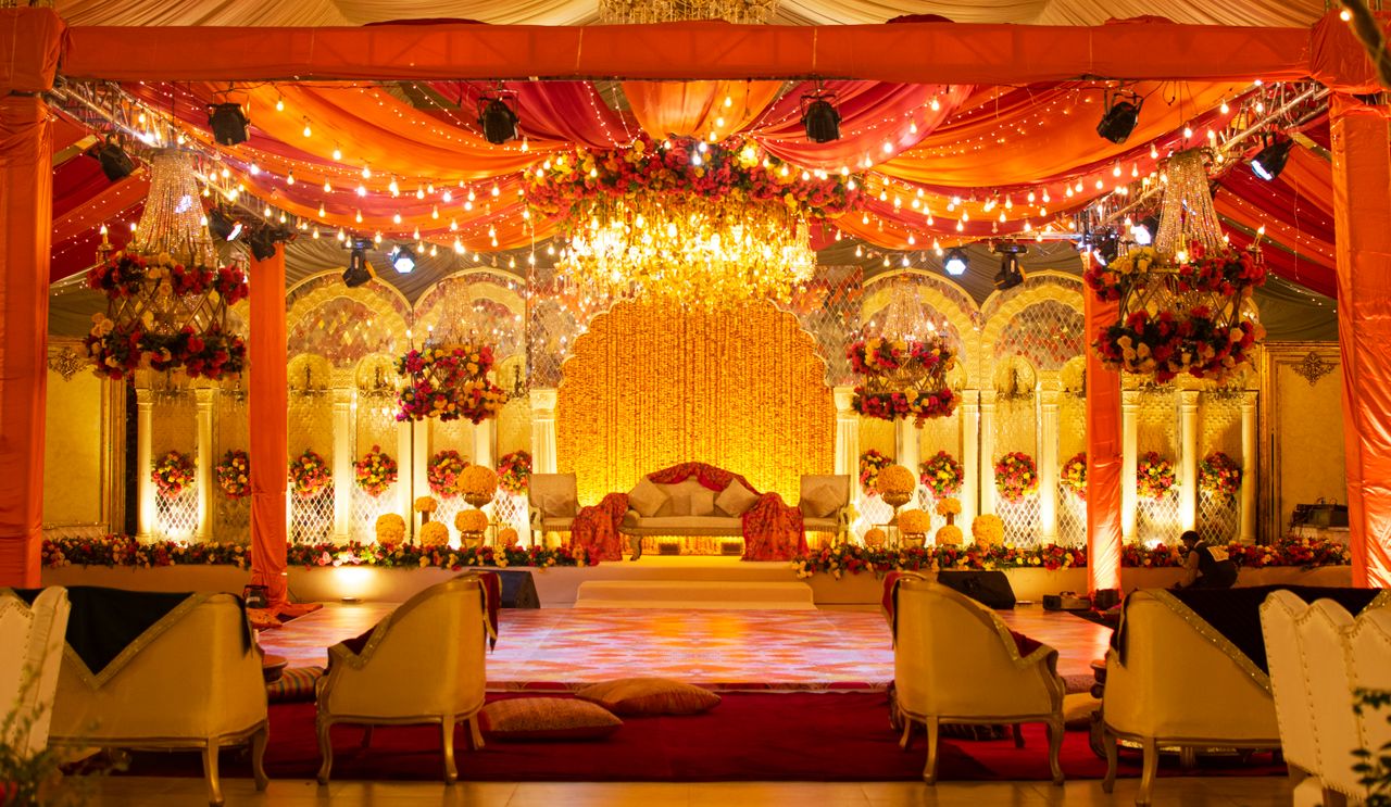 services-02 Luxurious and ornate wedding venue with vibrant colors and elegant decorations, perfect for a grand celebration.